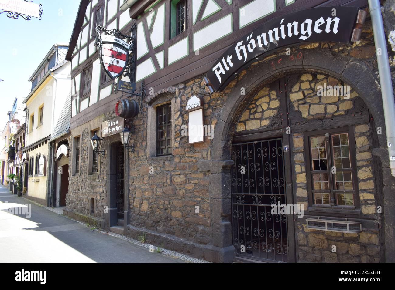 Old Town Bad Hönningen Stock Photo - Alamy
