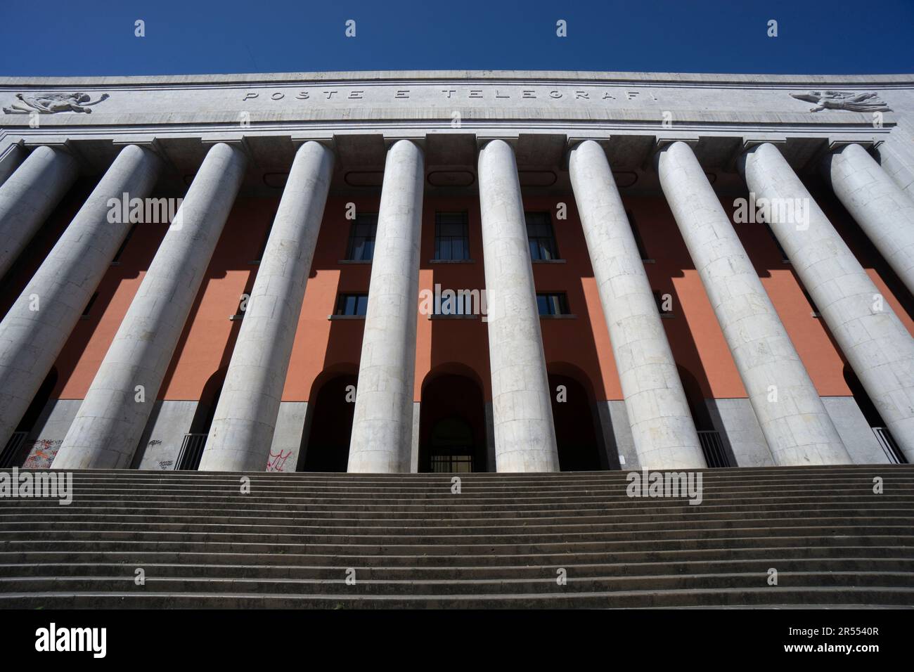 Central post office palermo sicily in the style of Ancient Greek