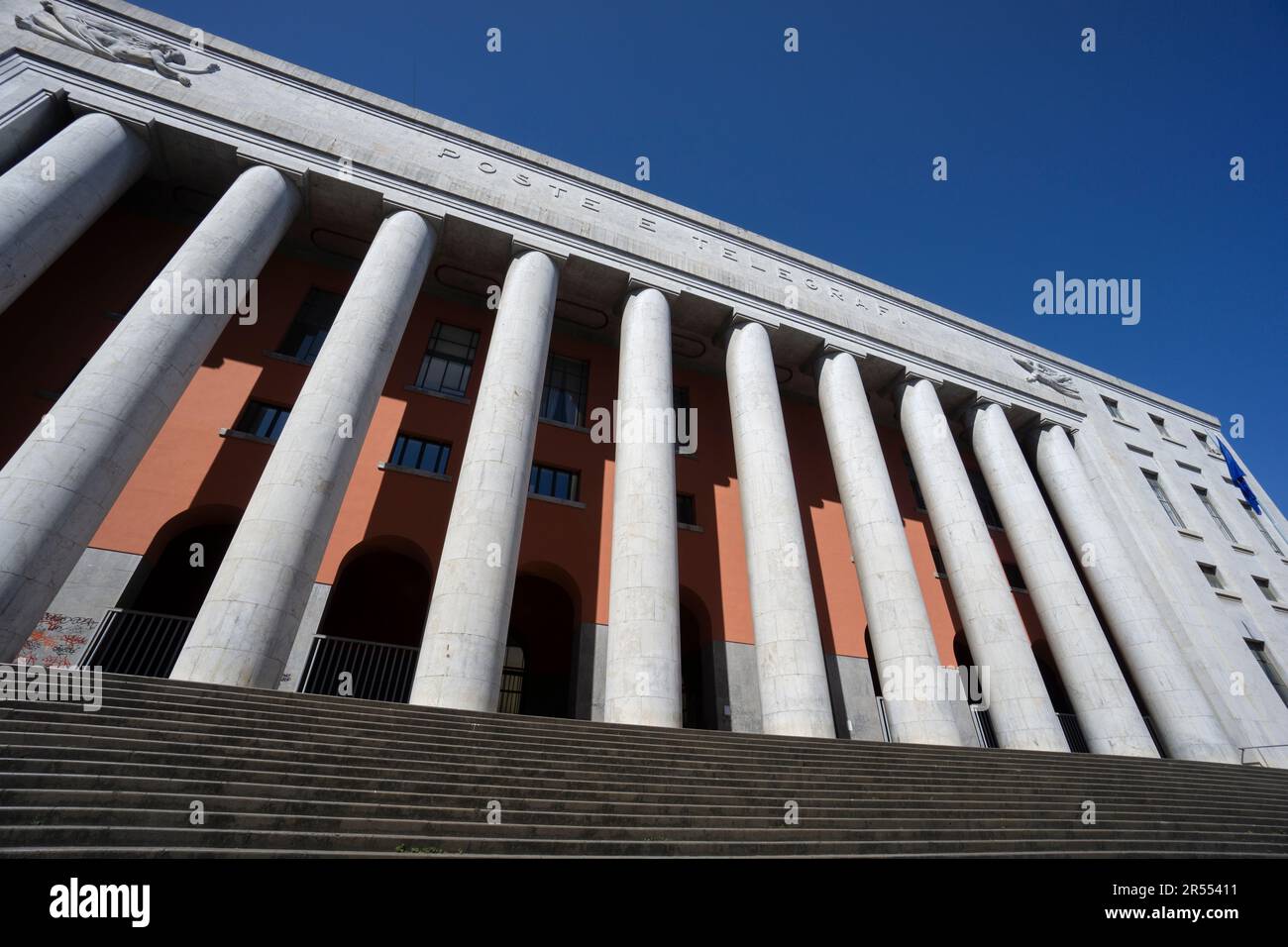 Central post office palermo sicily in the style of Ancient Greek