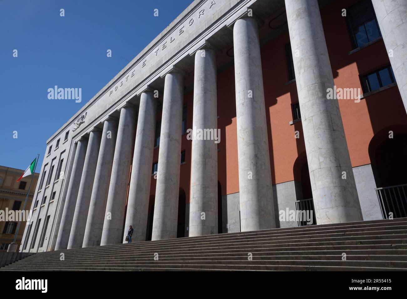 Central post office palermo sicily in the style of Ancient Greek