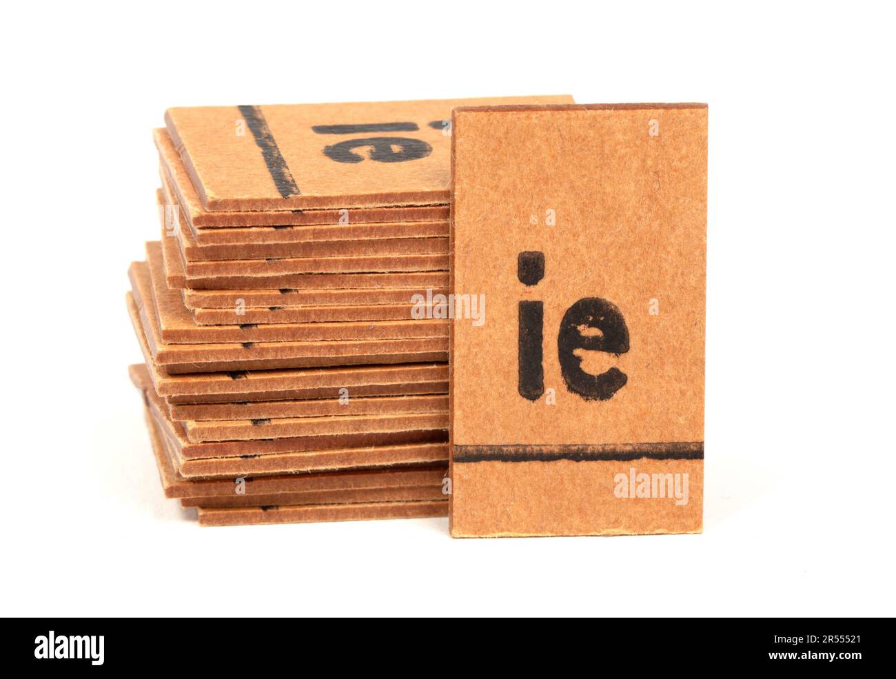 Stack The Letters Stack of letters from a very old letterbox used to teach children - The ...