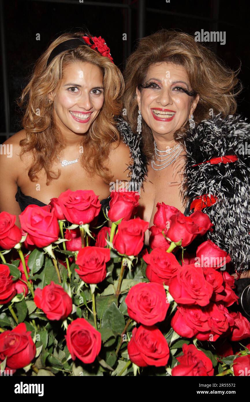 Bianca Venuti (left) and Maria Venuti The 'Dr Zhivago' opening night ...