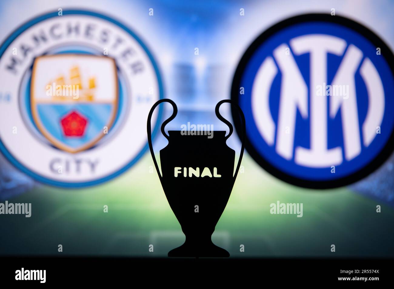 Champions League Anthem Final Istanbul 2023 I Manchester City vs. Inter I  Cityzens Coreo Curva Nord 