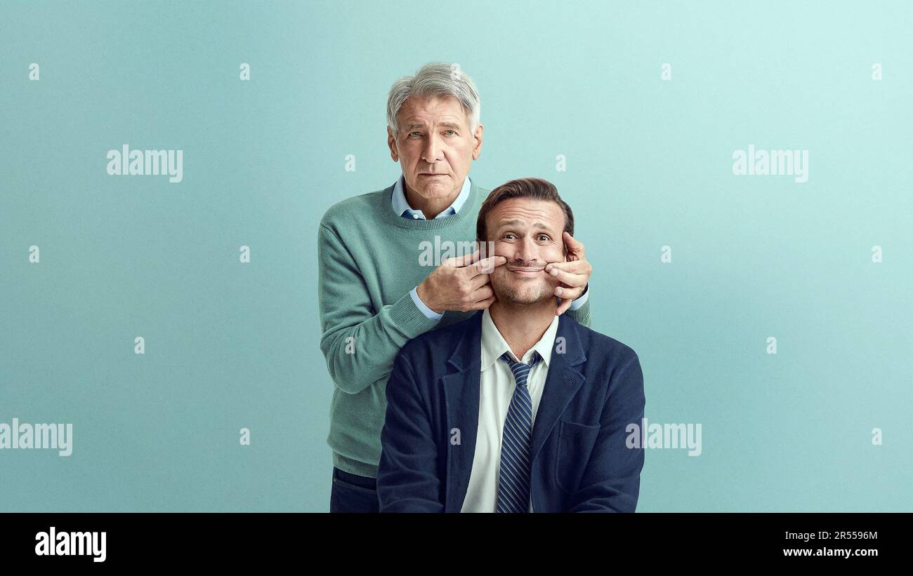 HARRISON FORD and JASON SEGEL in SHRINKING (2023), directed by JAMES PONSOLDT. Credit: WARNER BROS. TELEVISION / Album Stock Photo