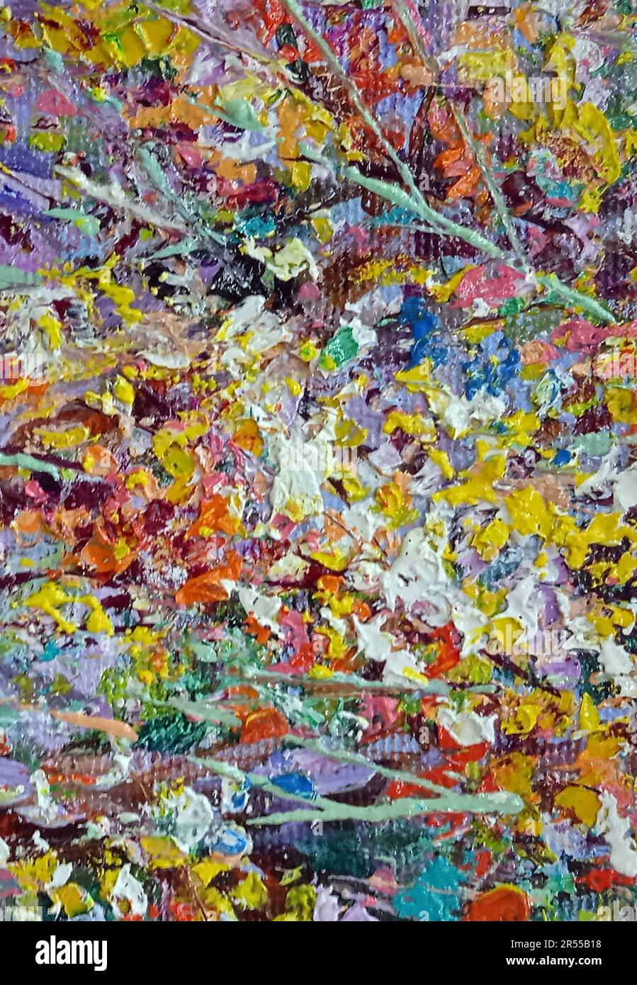 Colorful flower painting hi-res stock photography and images - Alamy
