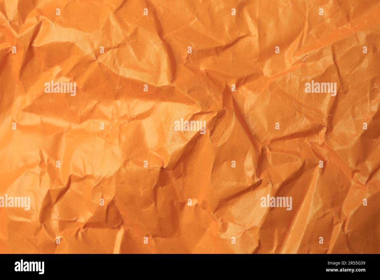 Paper Texture Crumpled Orange Paper Stock Photo 155648645