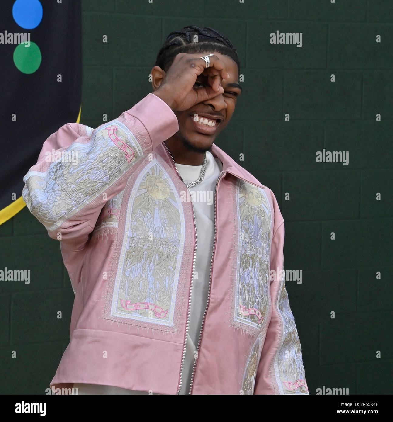 Los Angeles, US, , May 31, 2023, NBA player Sterling "Scoot" Henderson attends the premiere of