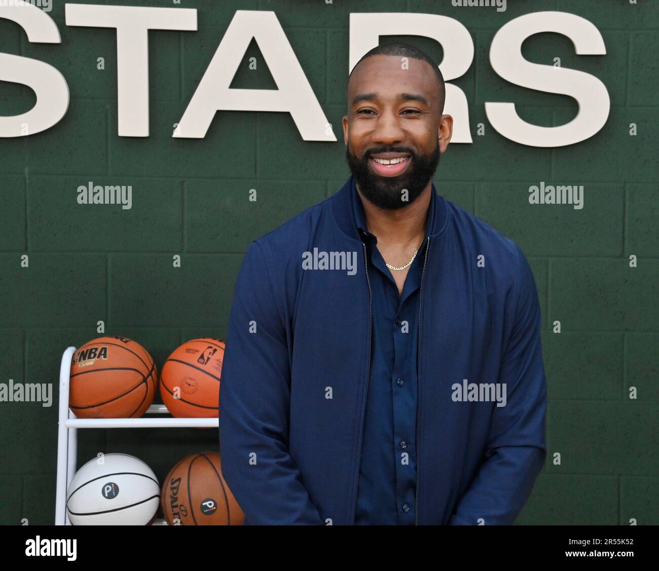 Basketball coach and former professional player Dru Joyce III attends the premiere of the biographical drama Shooting Stars at the Regency Village Theatre in Los Angeles on Wednesday May 31 2923 Story...