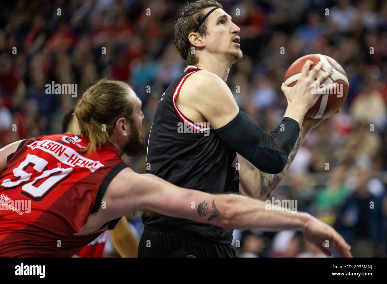 London, UK. 14 May, 2023. Men's Basketball PlayOff Final, London Lions