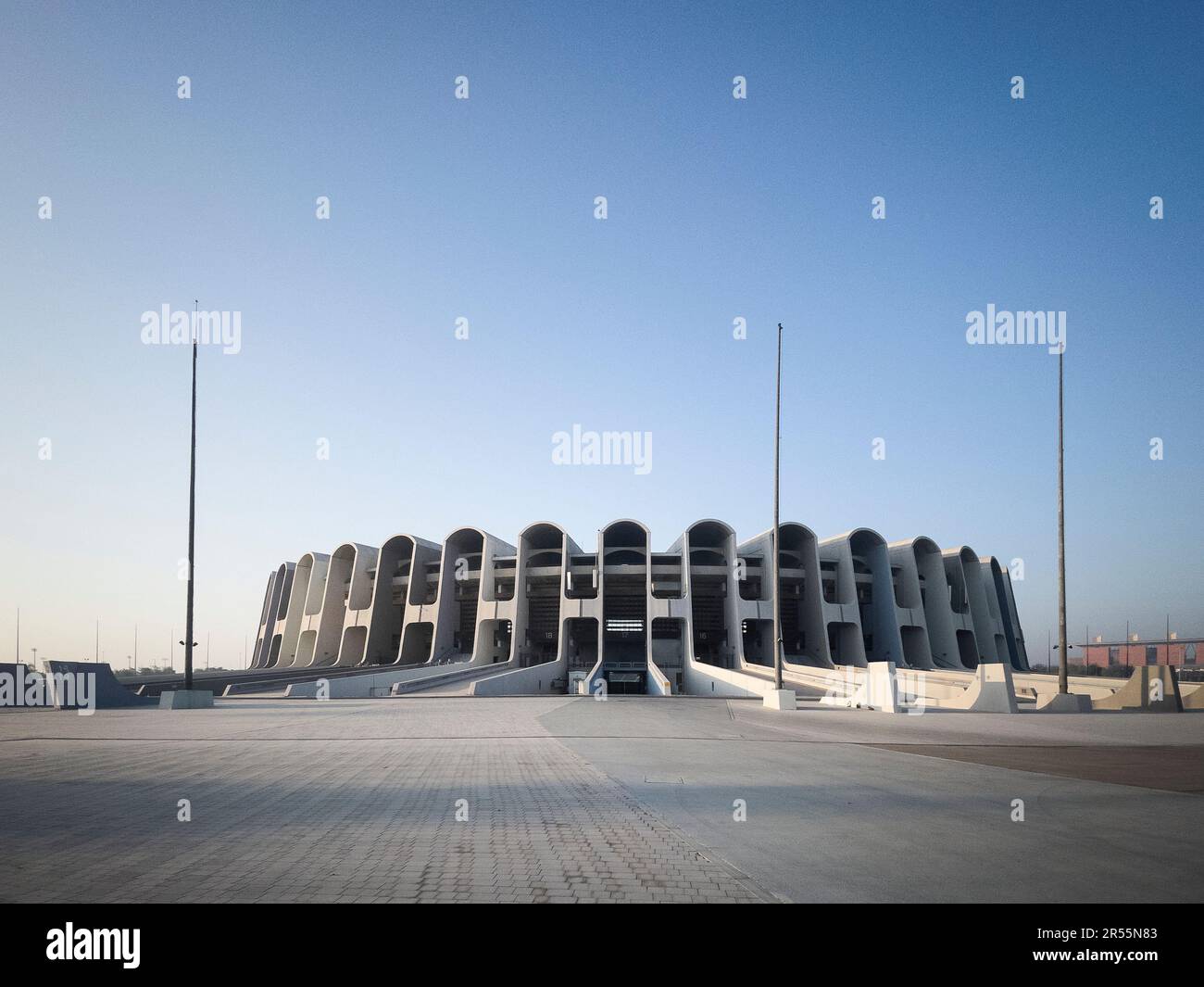 The Zayed Sports City Stadium, Abu Dhabi, United Arab Emirates Stock