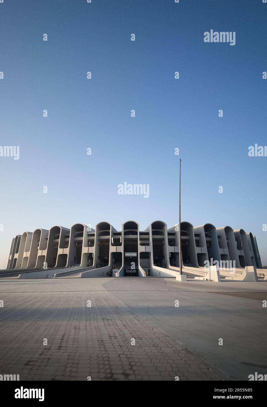 The Zayed Sports City Stadium, Abu Dhabi, United Arab Emirates Stock