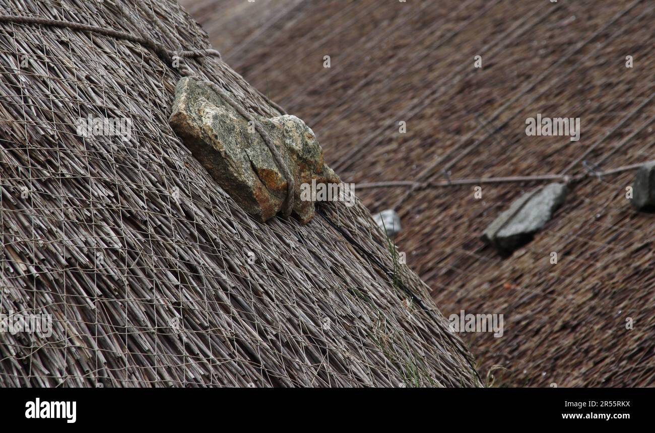 Thatched roof Stock Photo