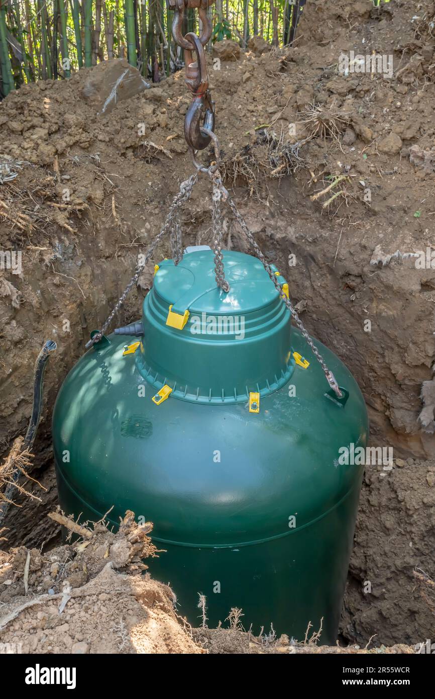 Underground petrol container hi-res stock photography and images - Alamy