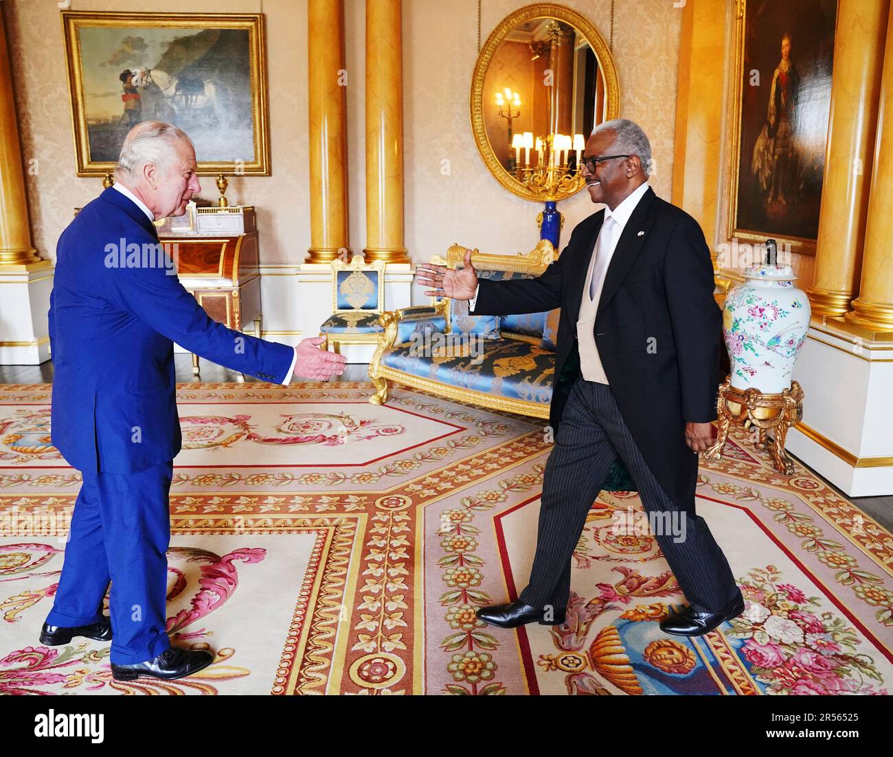 Earlier today, the Asantehene Otumfuo Osei Tutu II had an audience with  King Charles III at Buckingham Palace ahead of King Charles III's…