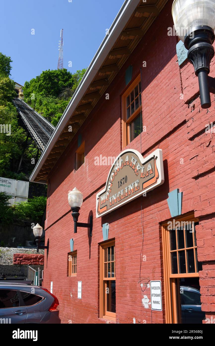 Pittsburgh, PA, USA May 21, 2023 The Monongahela Incline was the