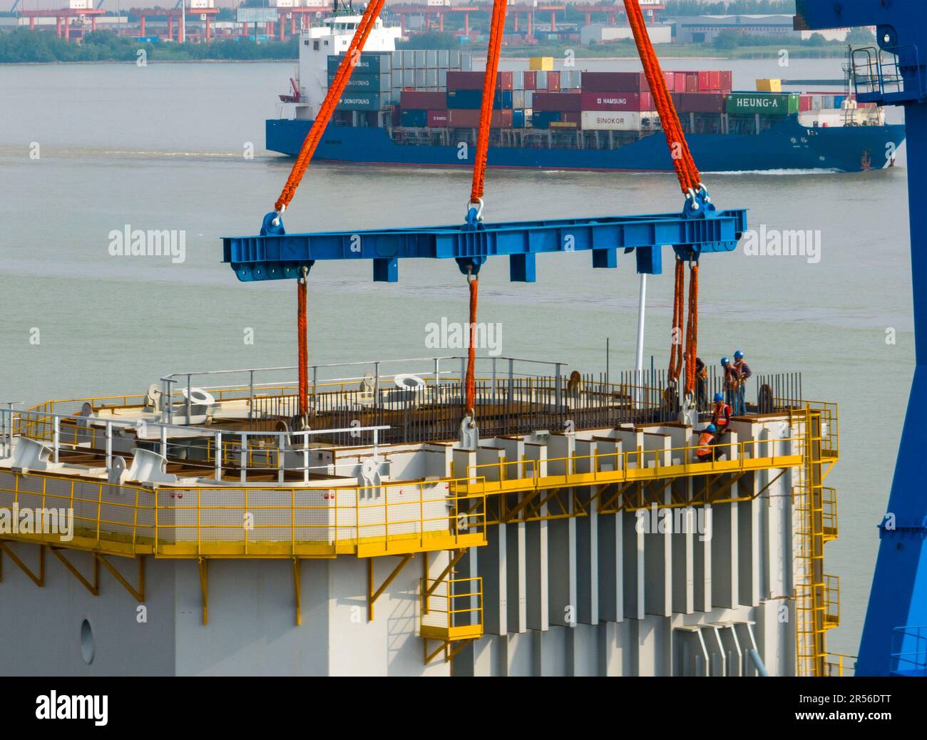 TAIZHOU, CHINA - JUNE 1, 2023 - Aerial photo taken on June 1, 2023 ...