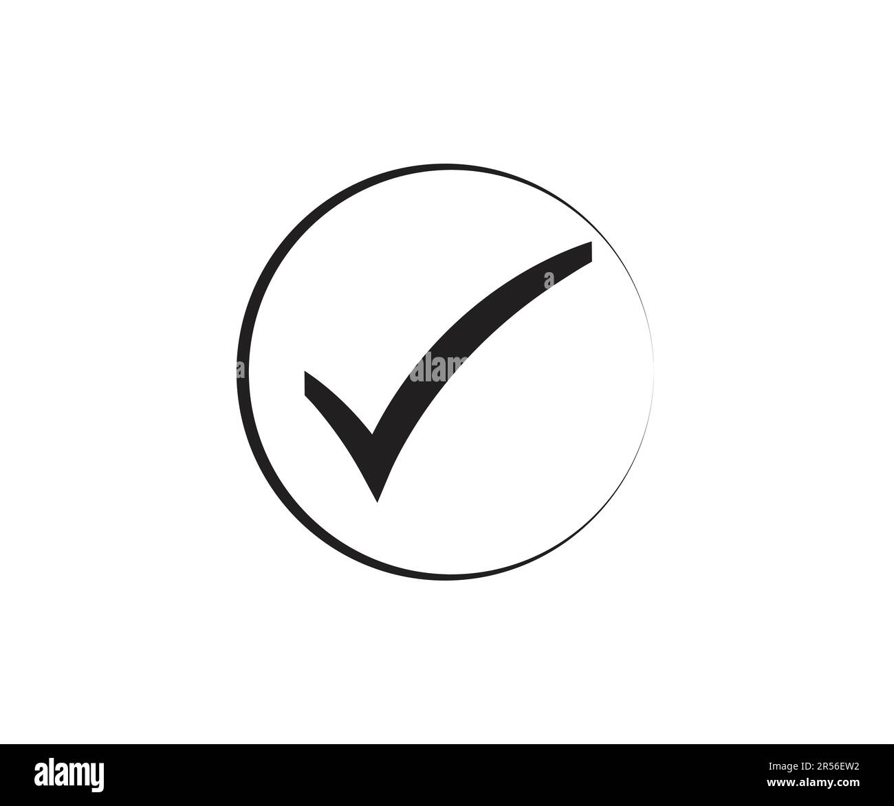 Tick mark icon design vector template Stock Vector