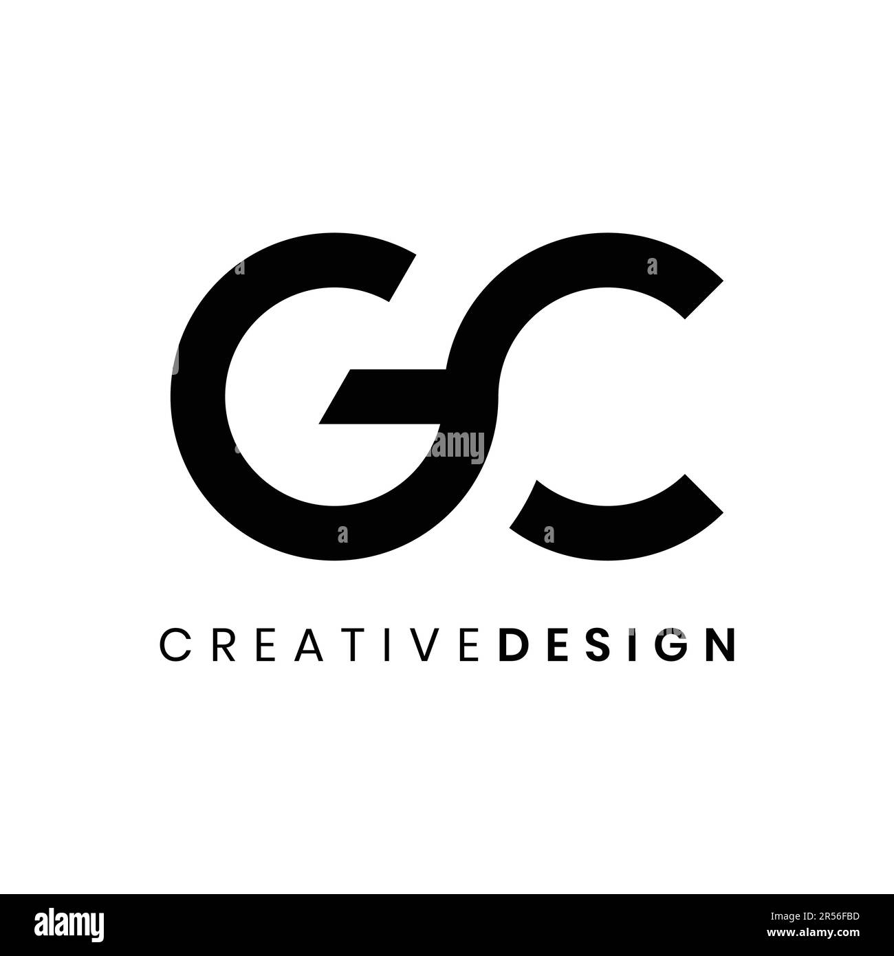 Gc abstract logo Stock Vector Images Alamy