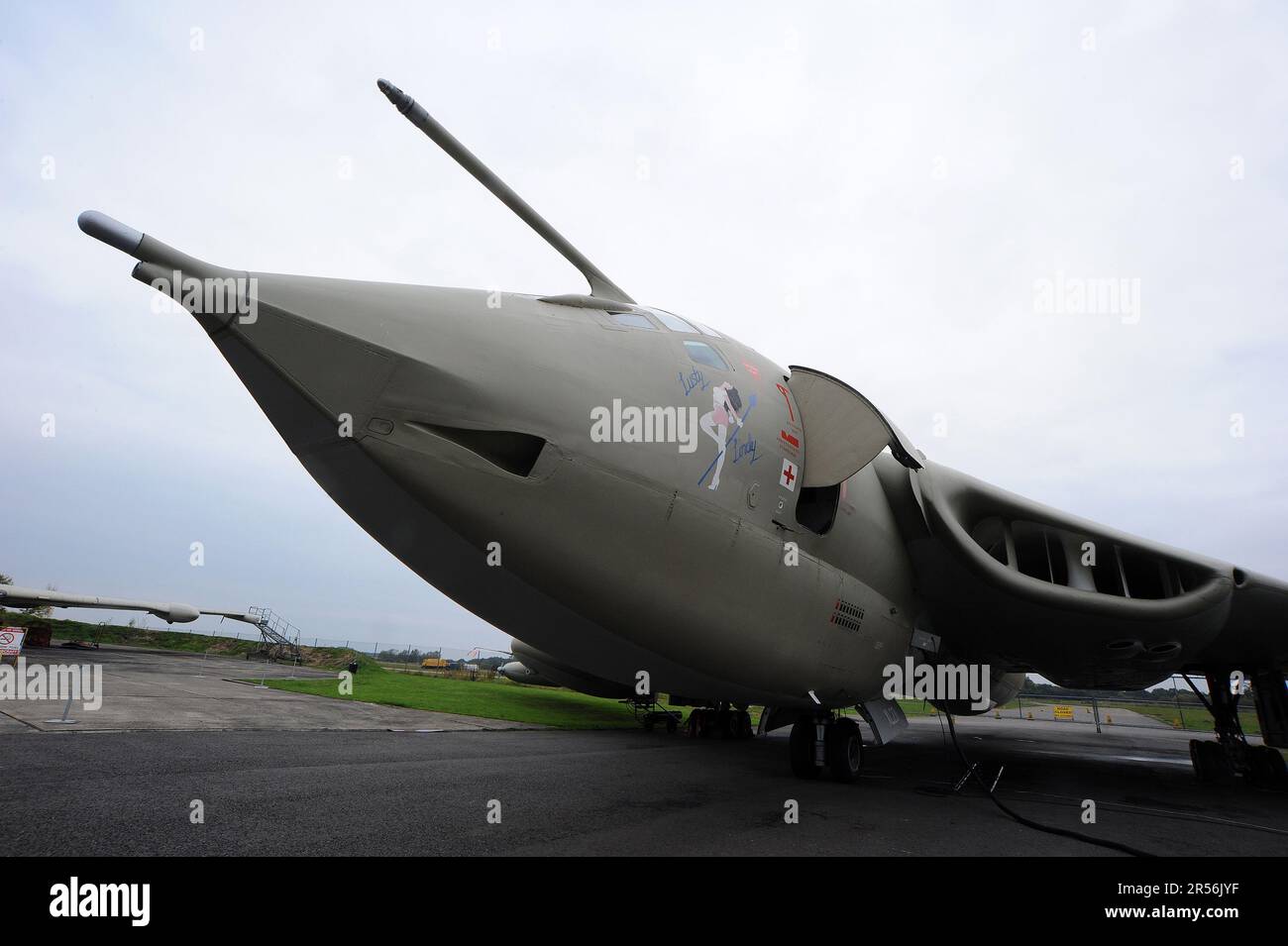 Victor XL231 'Lusty Lindy' at the Yorkshire Air Museum, Elvington. Stock Photo