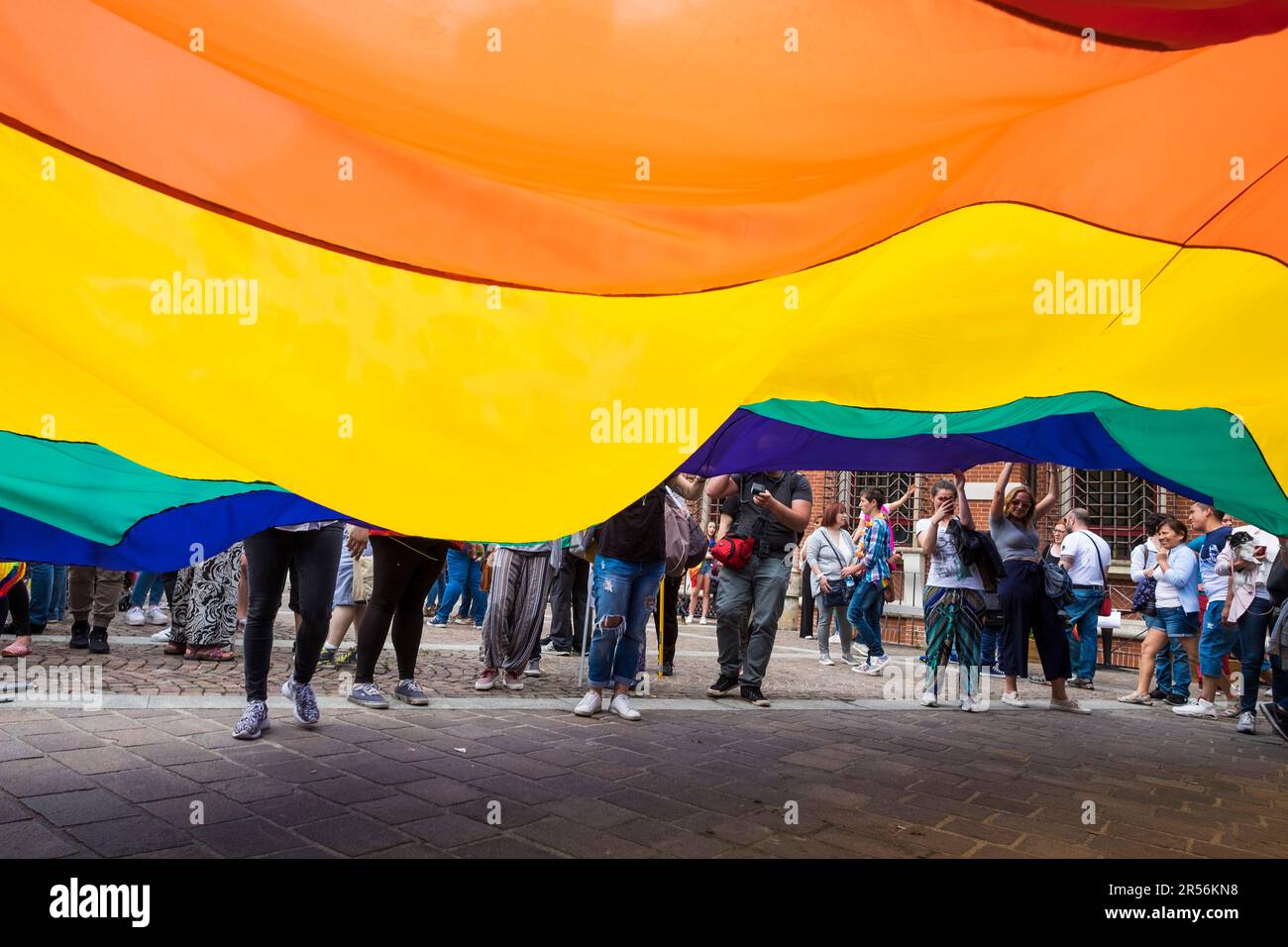 Italy. Varese. Gay Pride 2016 Stock Photo
