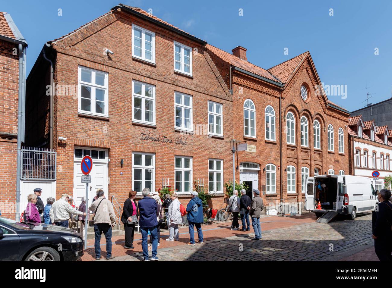 Rendsburg, Germany. 01st June, 2023. View of the Jewish Museum Rendsburg. After almost three years of reconceptualization and redesign, and a good year of construction during which the exhibition was completely redesigned, it reopens to the public on June 2. Credit: Markus Scholz/dpa/Alamy Live News Stock Photo
