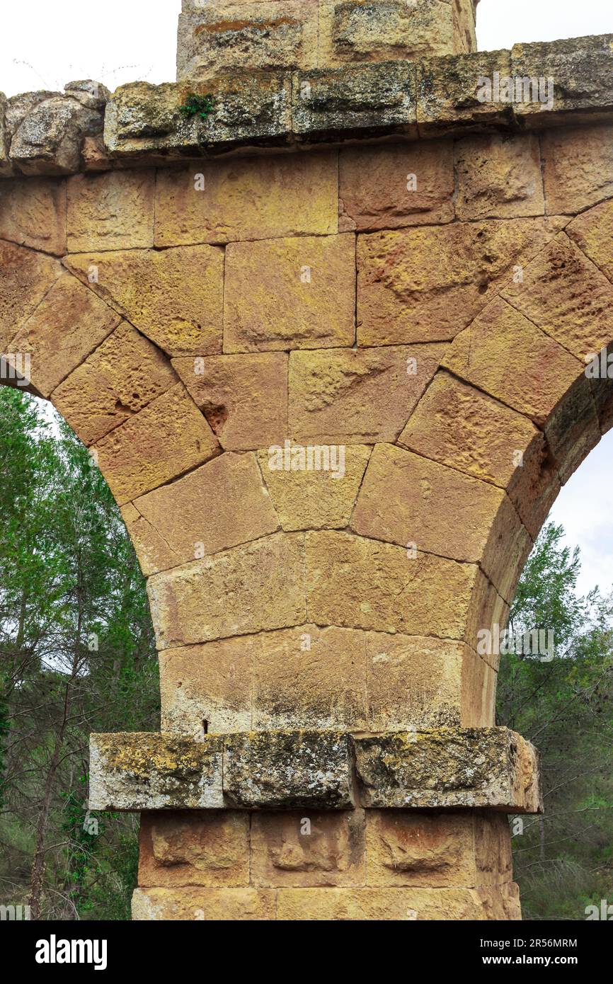 Roman arch construction Stock Photo