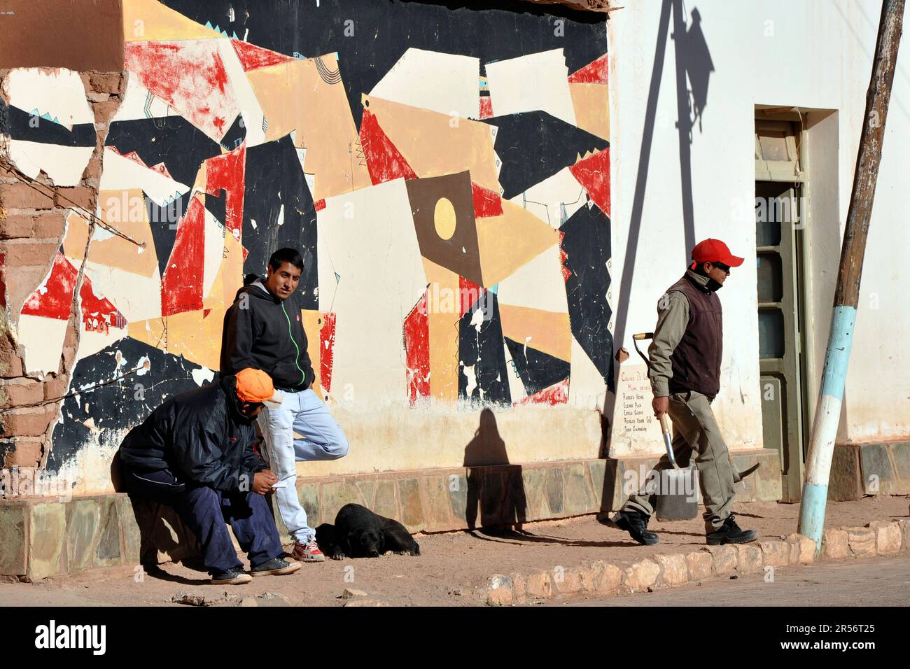 Argentina. Salta region. Tolar Grande village Stock Photo