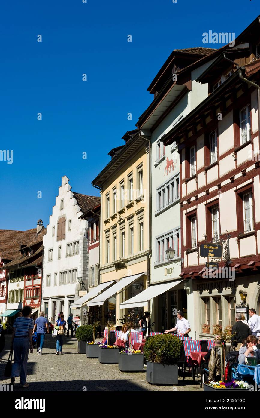 Traditional house. Stein am Rhein. Switzerland Stock Photo Alamy