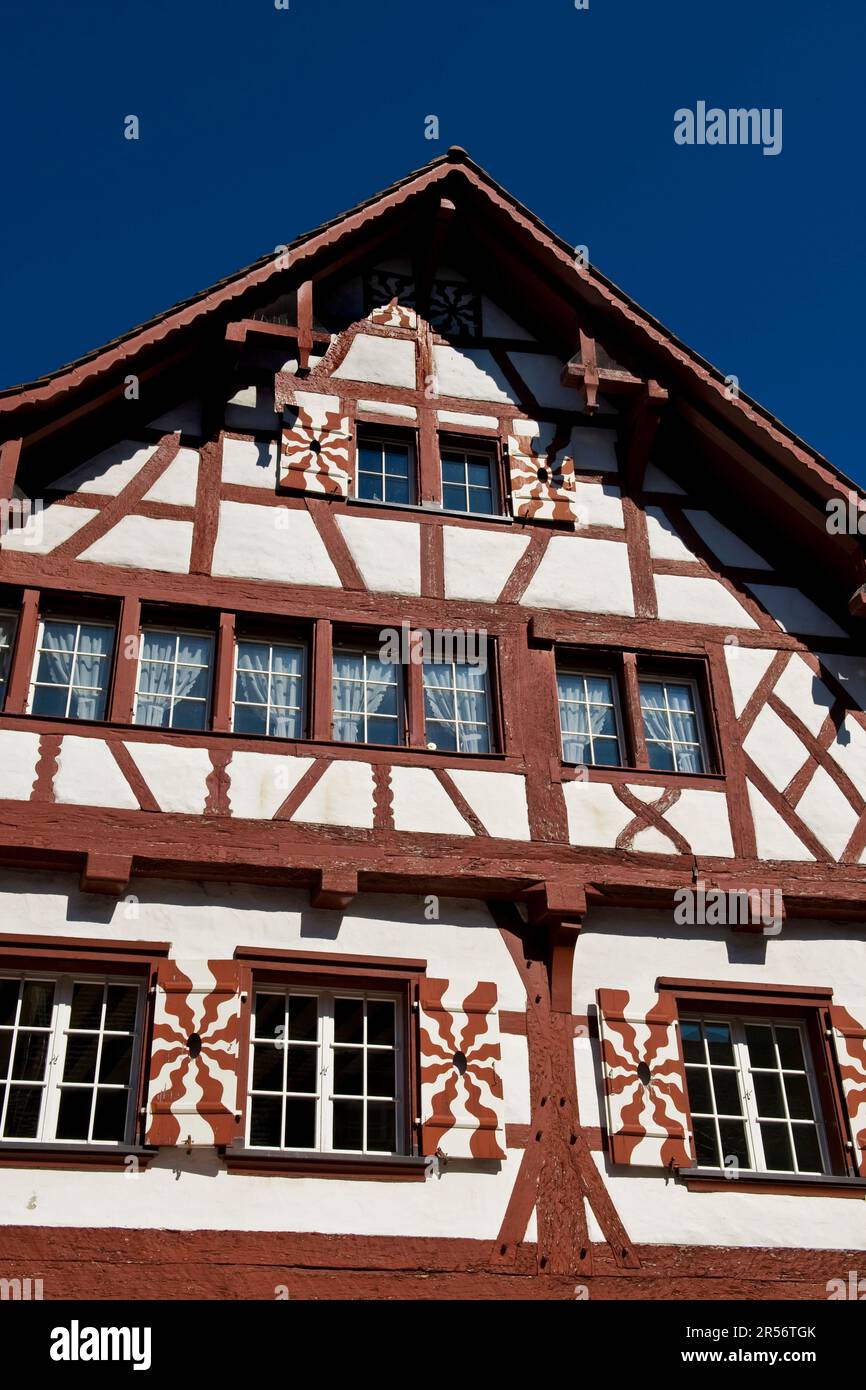 Traditional house. Stein am Rhein. Switzerland Stock Photo Alamy