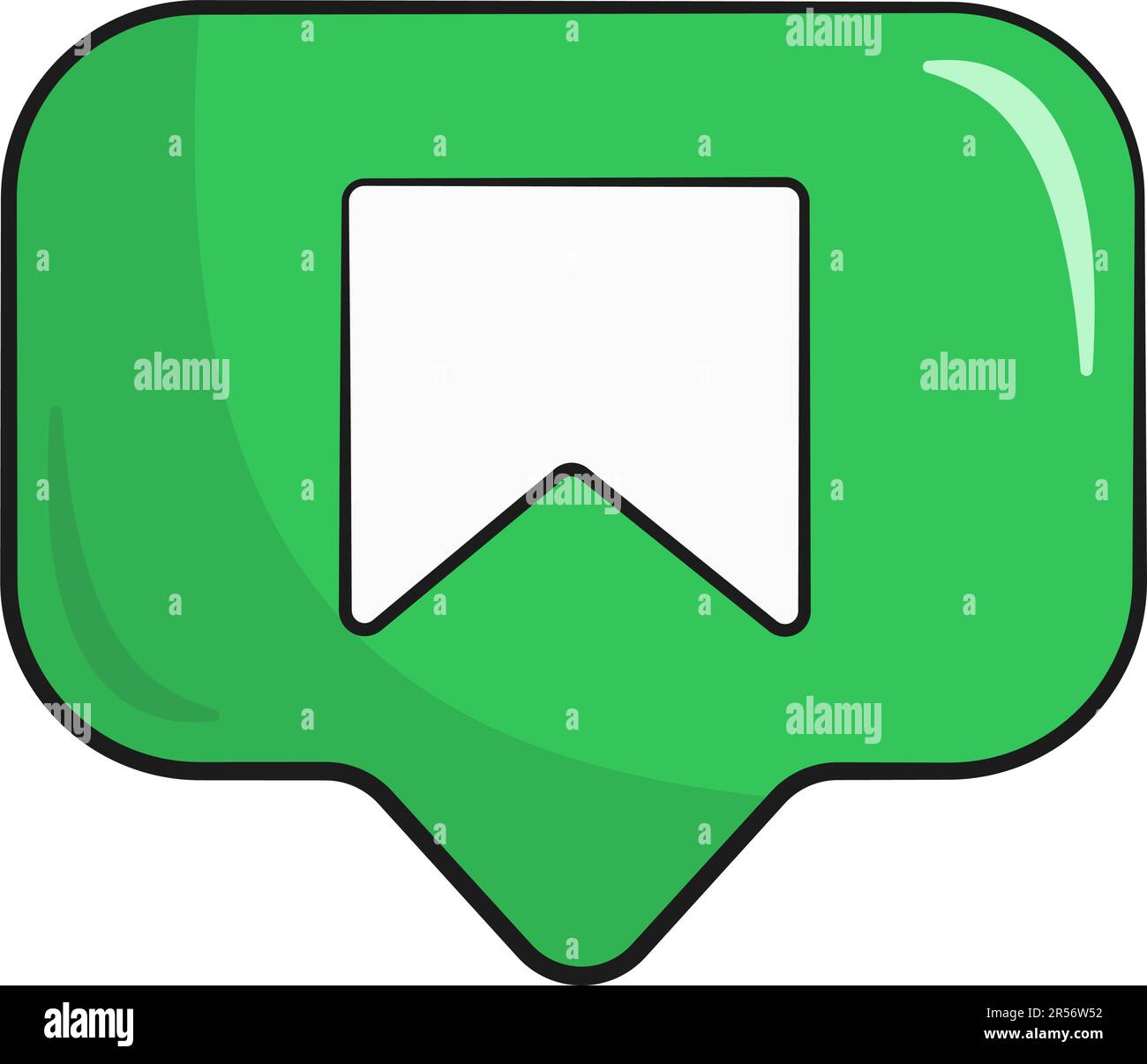 Save notification icon. Cartoon. Vector illustration Stock Vector Image ...