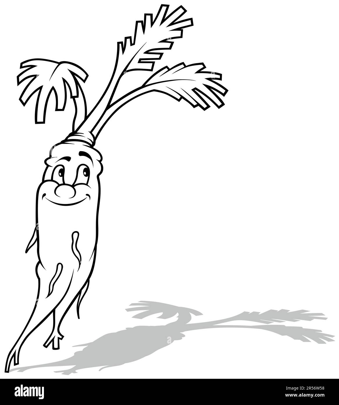 Carrot clipart Black and White Stock Photos \u0026 Images - Alamy, image size:1165x1390