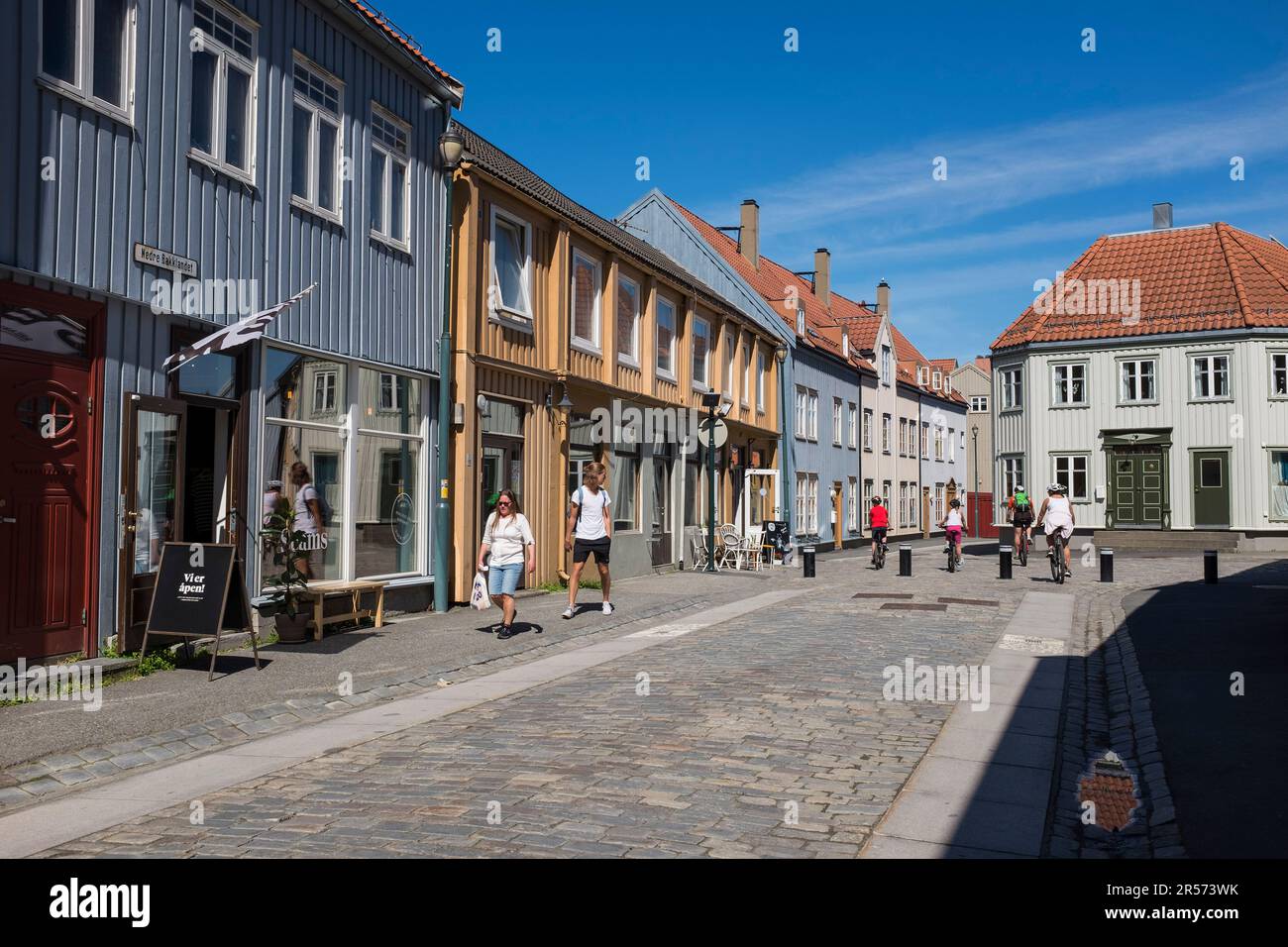 Trondheim. Old Town. Norway Stock Photo