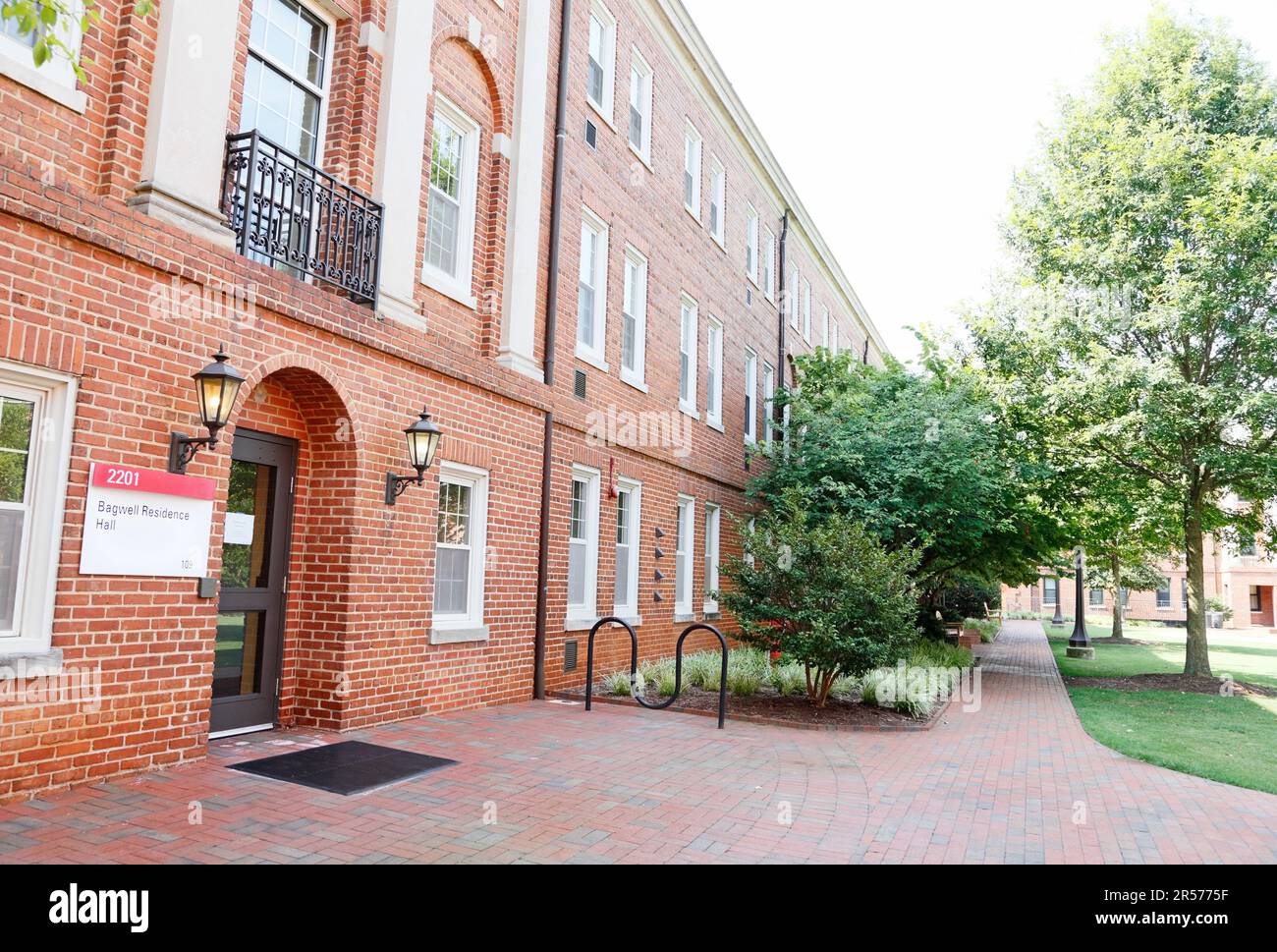 NC State University - Bagwell Residential Hall. North Carolina. College campus dormitory Stock Photo
