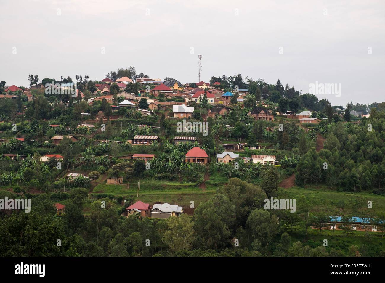 Rwanda. Cyangugu. landscape Stock Photo Alamy