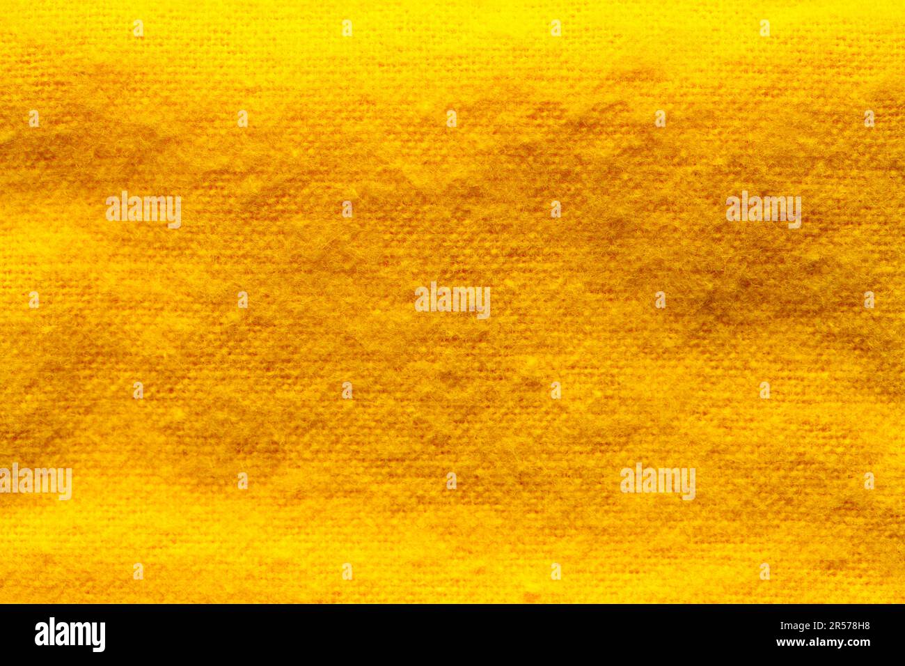 Close Up of Yellow Cotton Fabric Background. Stock Photo