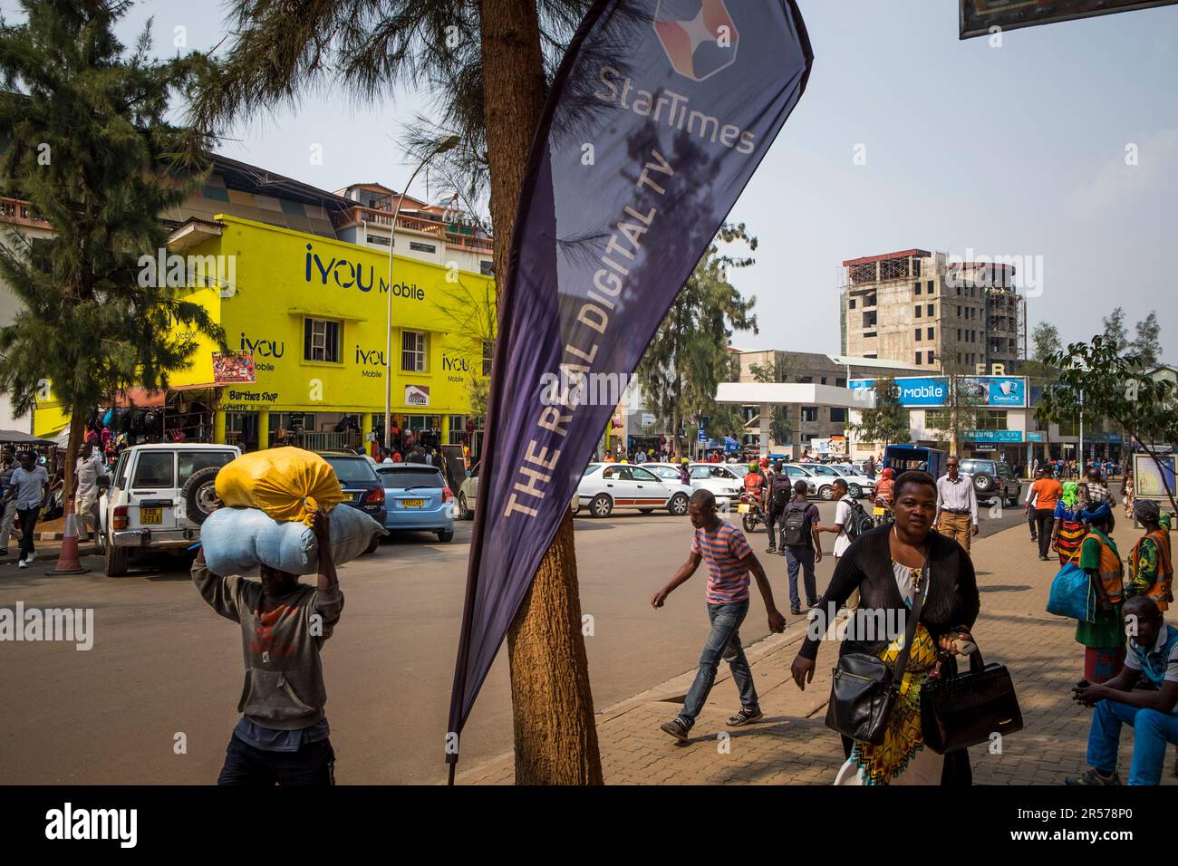 Rwanda. Kigali. daily life Stock Photo Alamy