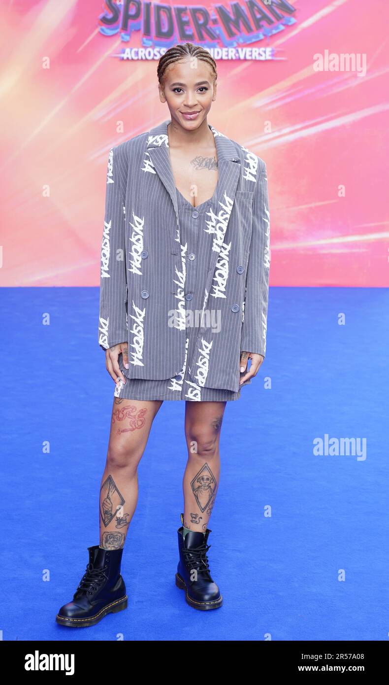Yinka Bokinni attending the UK gala screening of Spider-Man: Across the
