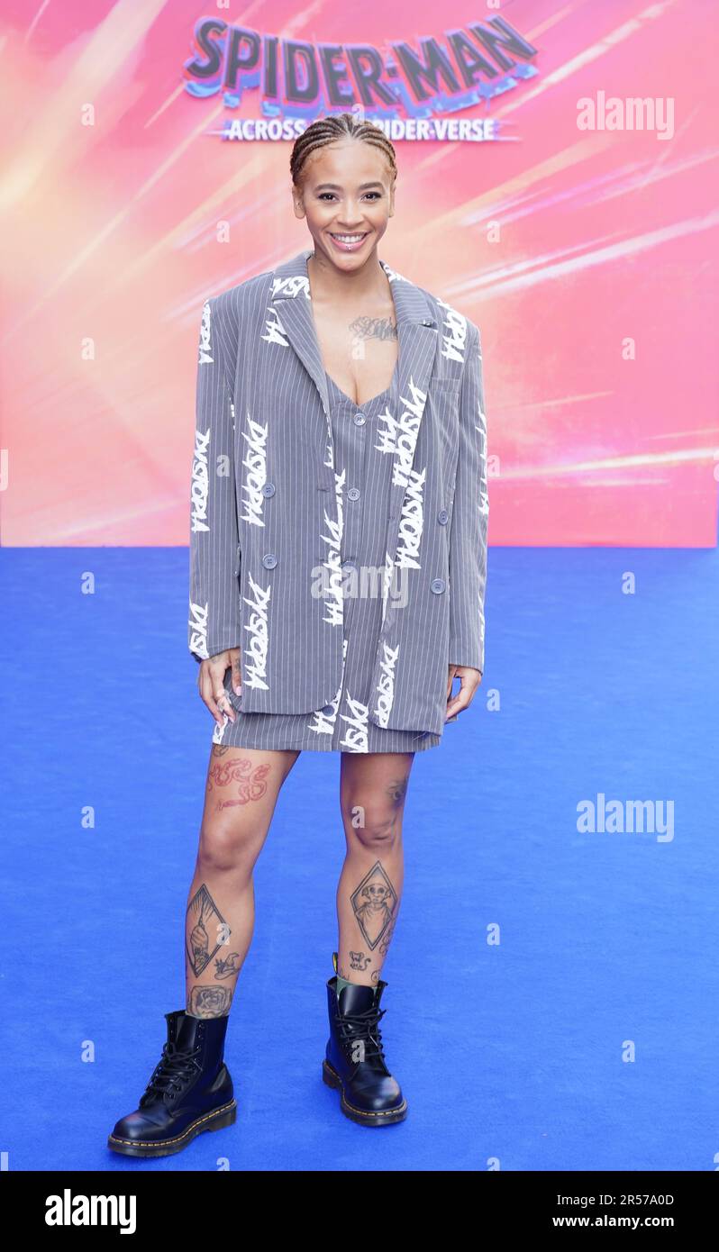 Yinka Bokinni attending the UK gala screening of Spider-Man: Across the