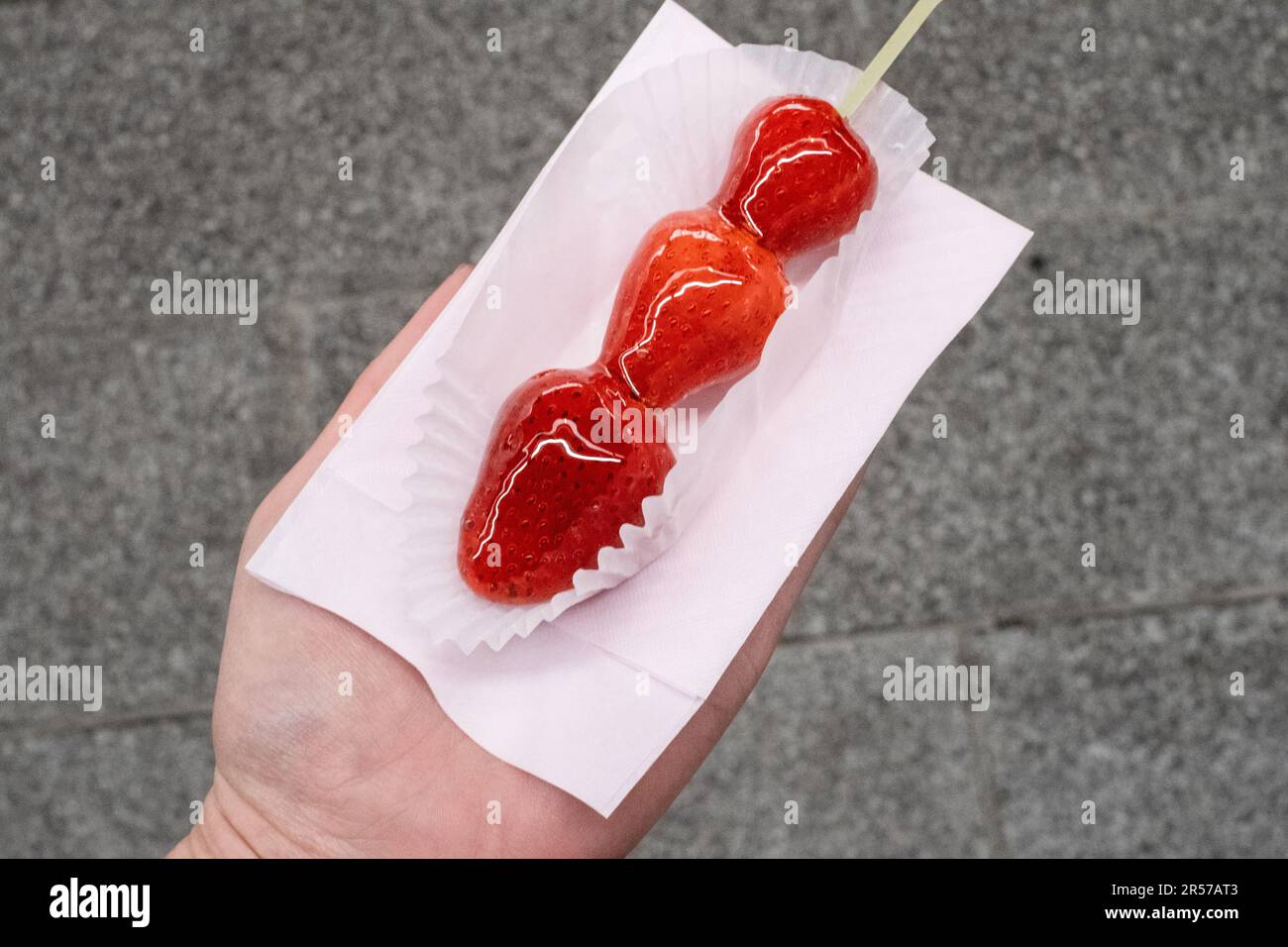 Japanese Strawberry Candy, ichigo ame, Tokyo, Japan Stock Photo Alamy