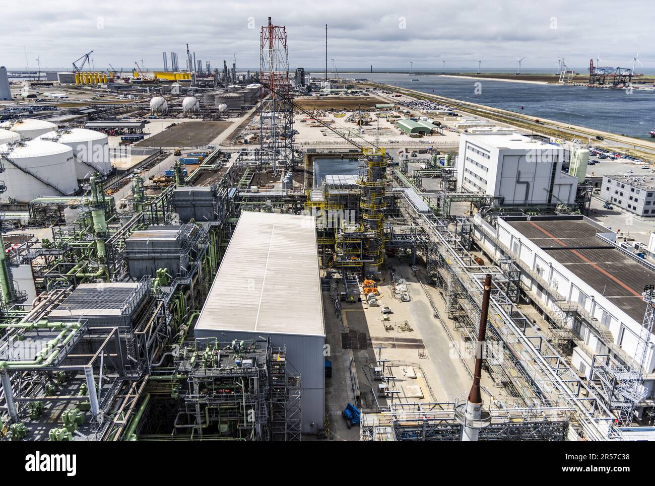 ROTTERDAM An overview of the Neste refinery on the Maasvlakte