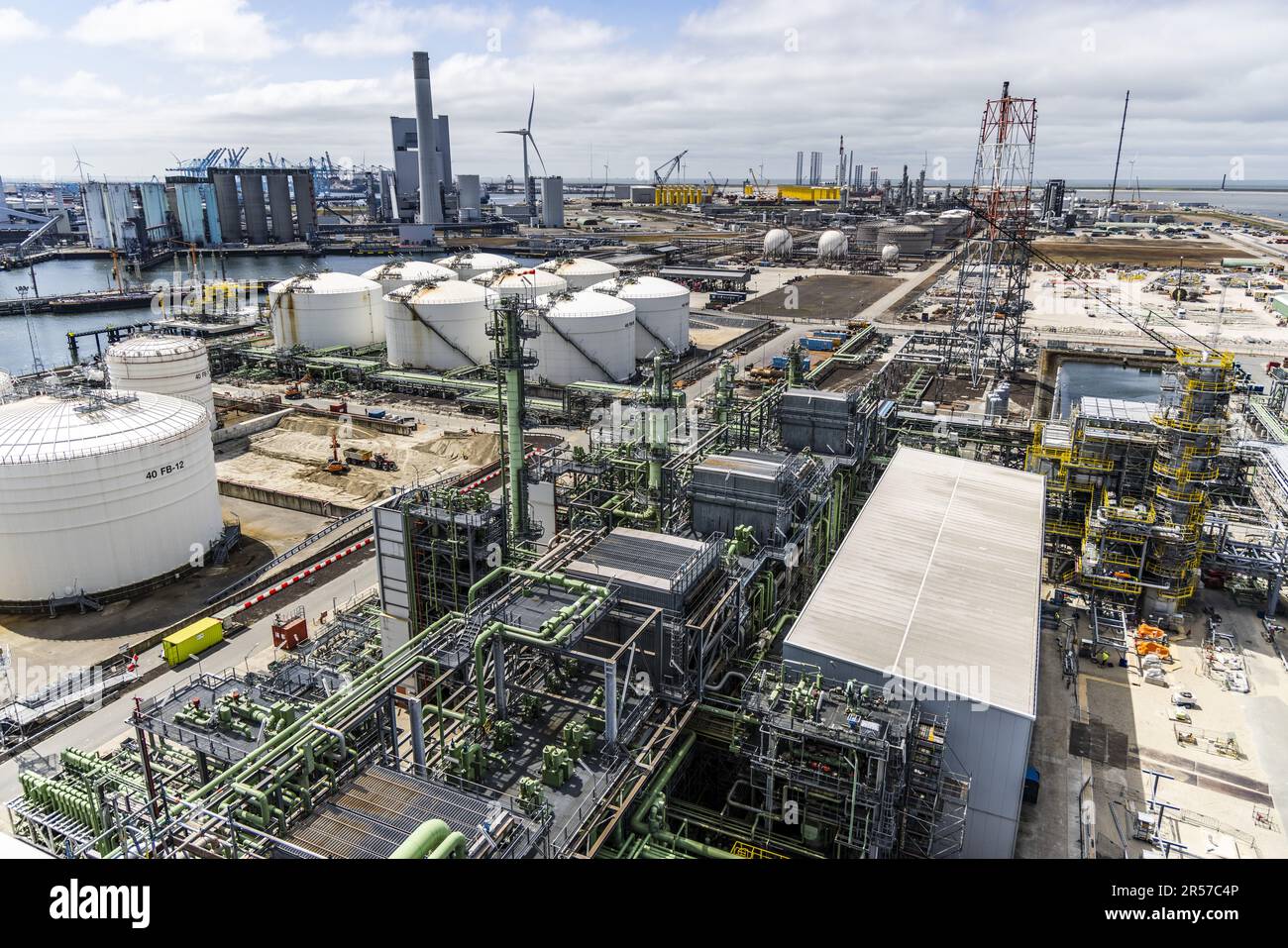 ROTTERDAM An overview of the Neste refinery on the Maasvlakte