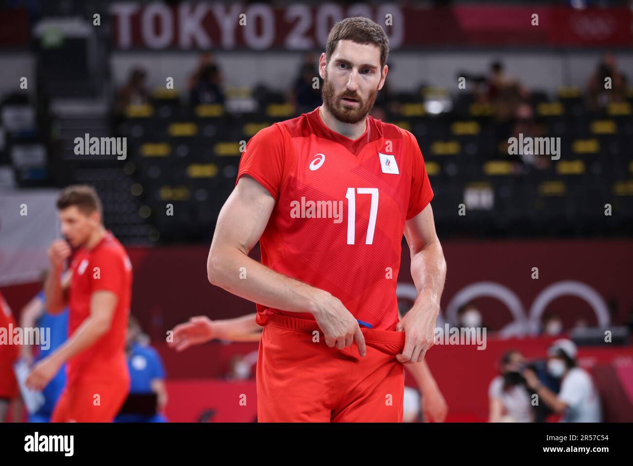 AUG 7, 2021 - Tokyo, Japan: Maxim MIKHAYLOV #17 of Team Russia in the