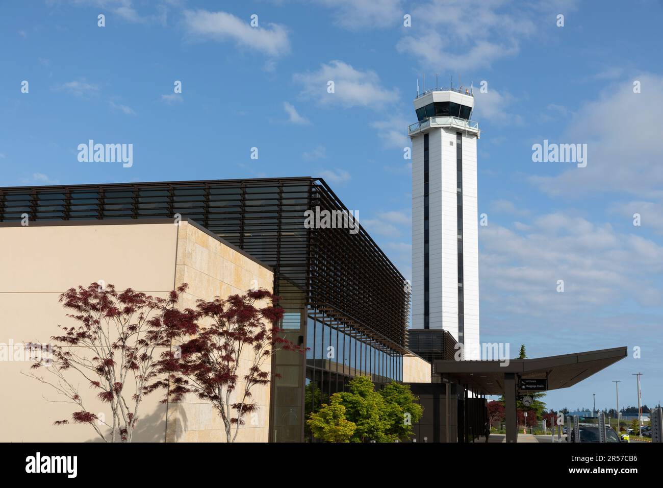 Everett, Washington, USA. 1st June, 2023. View of the new Paine Field Passenger Terminal. Credit: Paul Christian Gordon/Alamy Live News Stock Photo