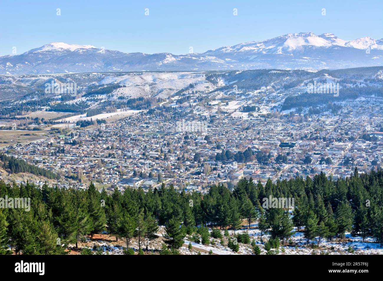 Landscapes of Esquel and surroundings, Argentina Stock Photo