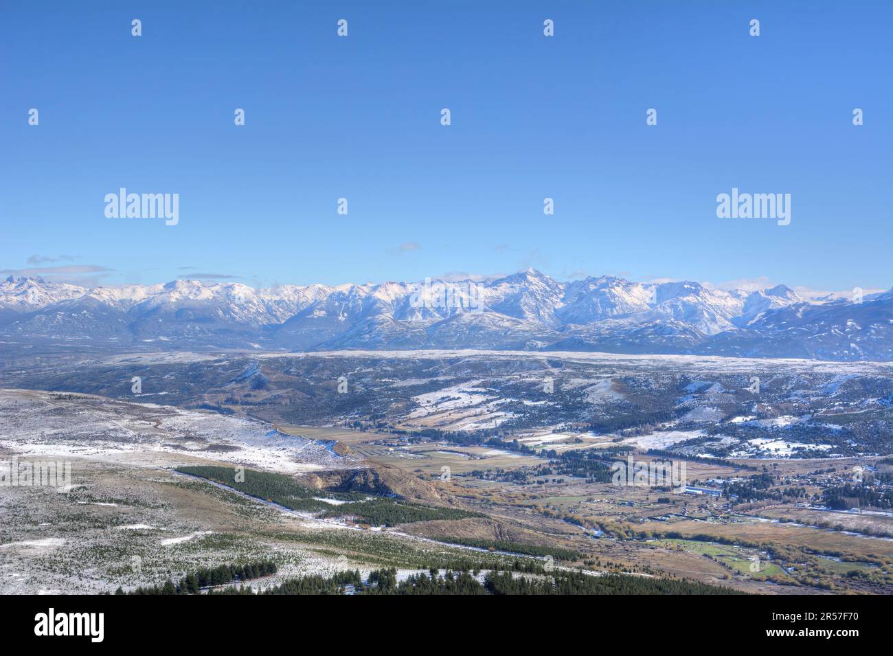 Landscapes of Esquel and surroundings, Argentina Stock Photo