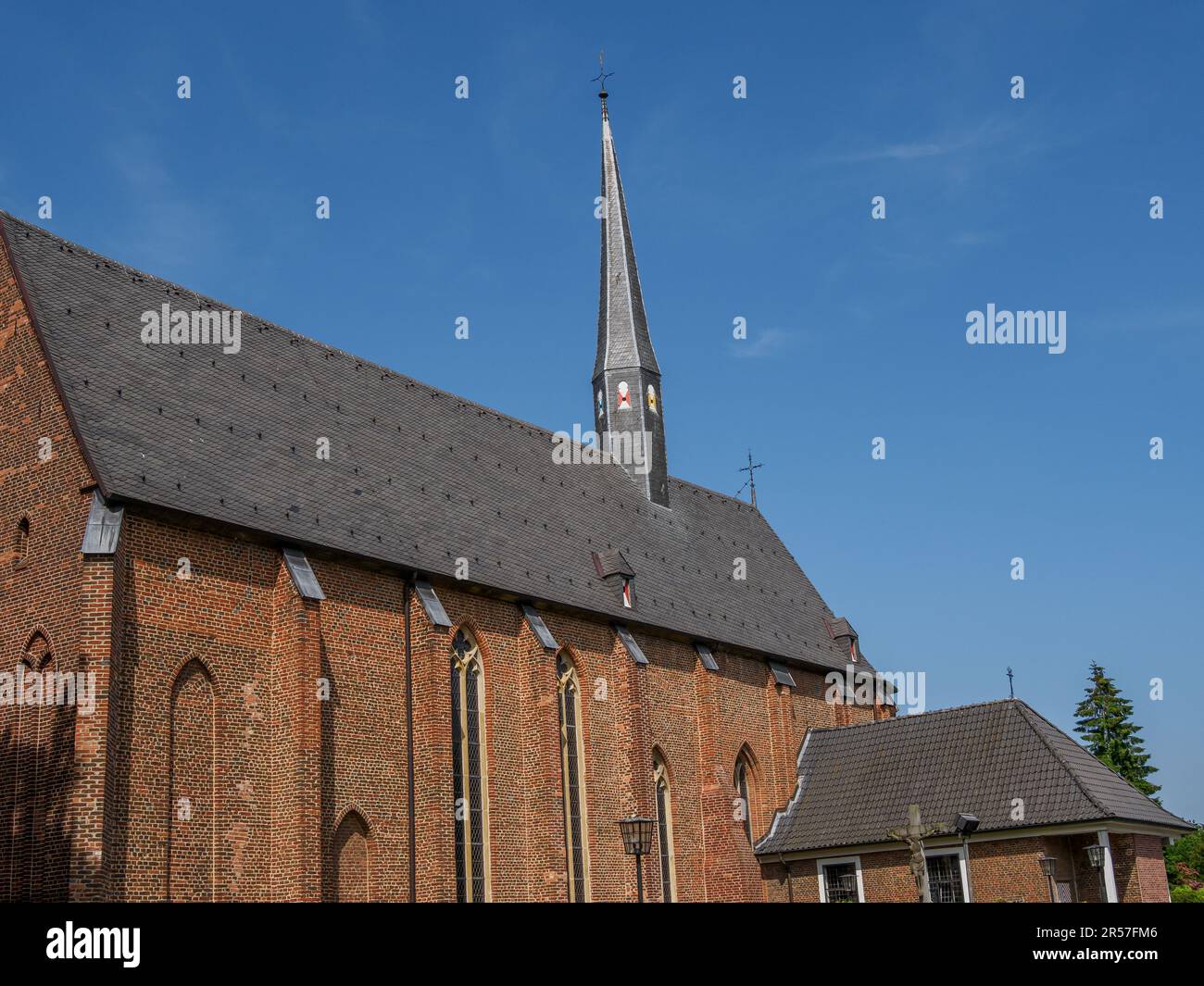 the small village of Burlo in westphalia Stock Photo Alamy