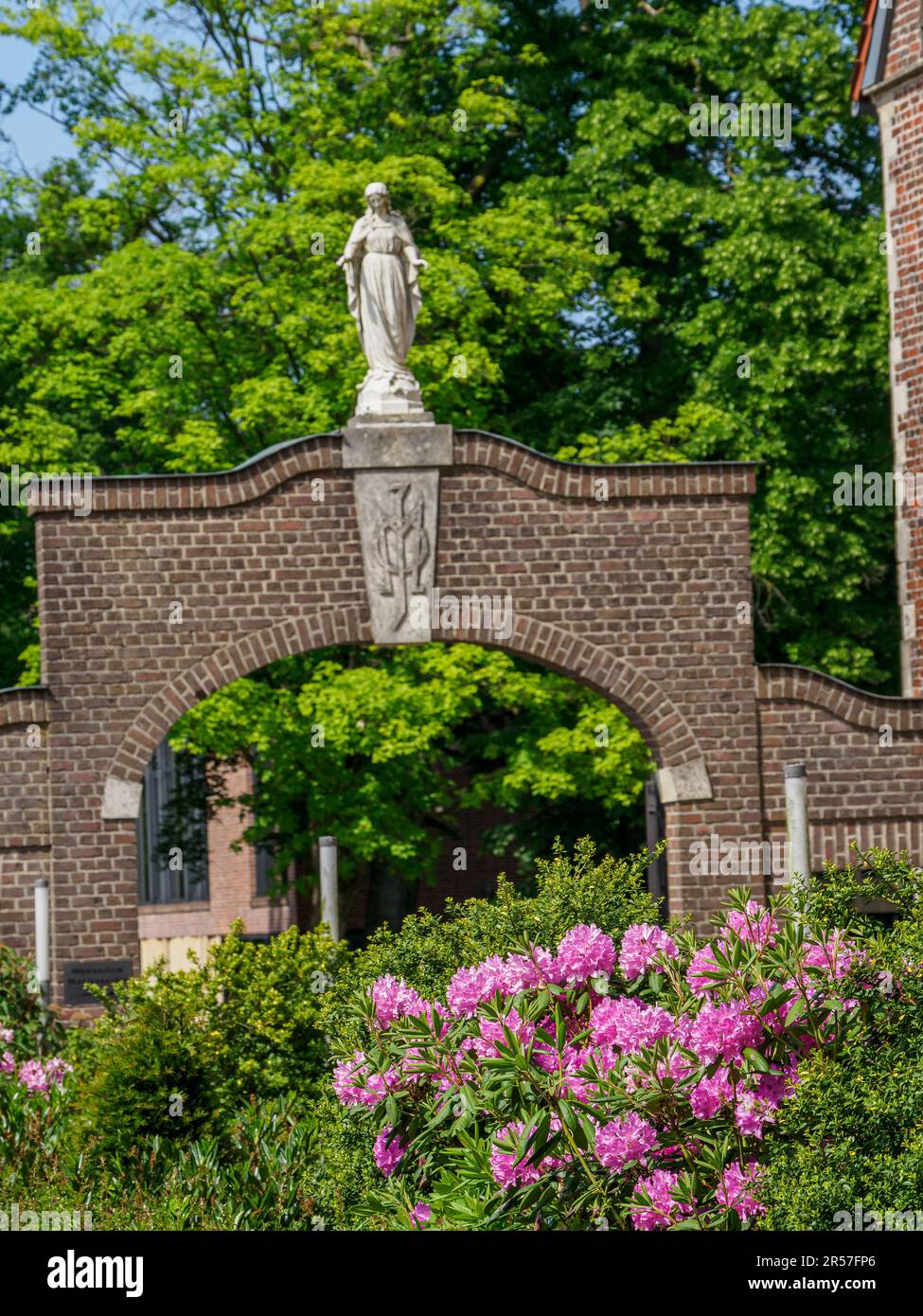 the small village of Burlo in westphalia Stock Photo Alamy