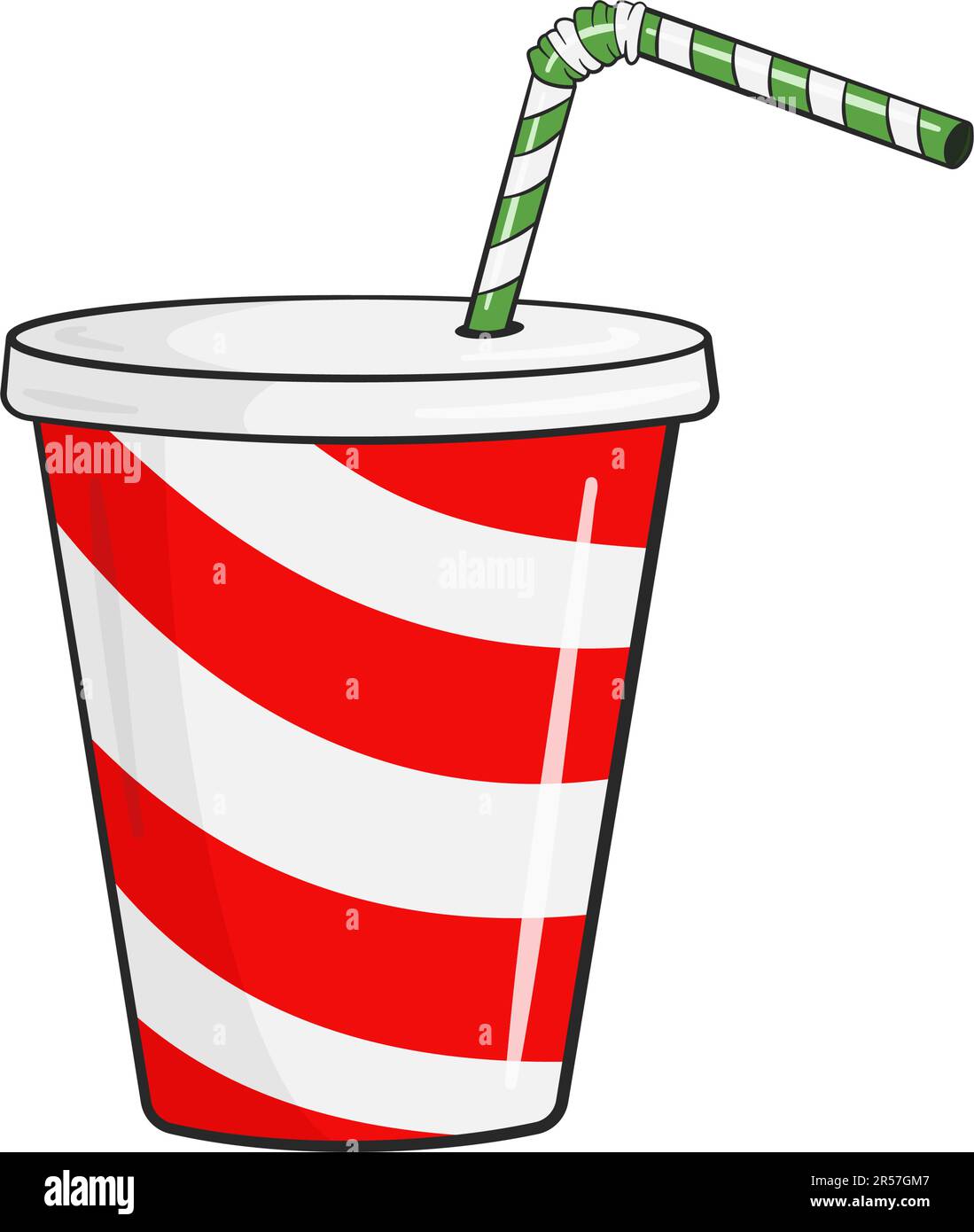 Provide the latest products Cartoon Drink In A Plastic Cup Vector
