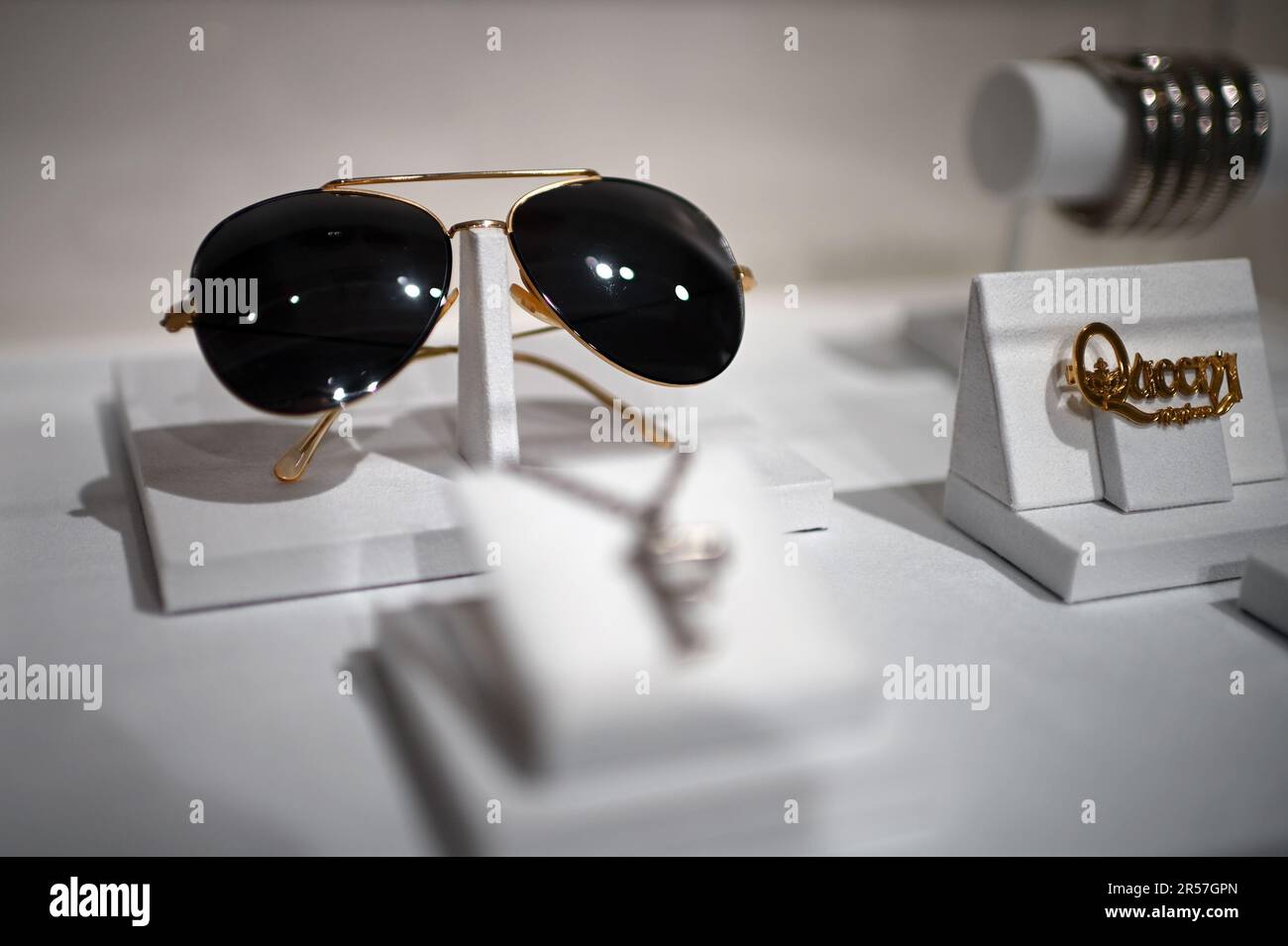 New York, USA. 01st June, 2023. Personal items of Freddie Mercury on