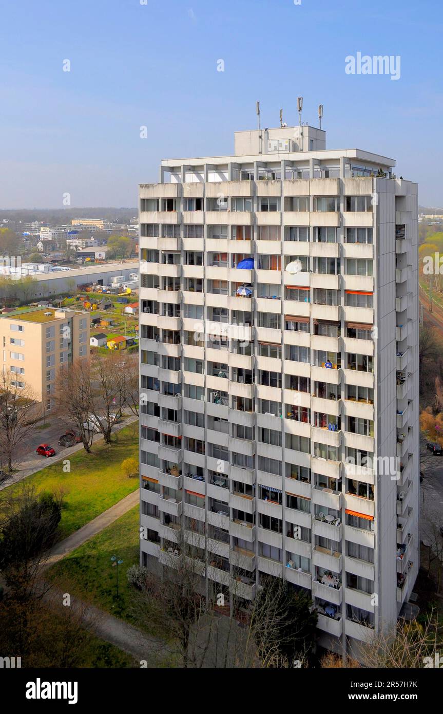 Picture of Karlsruhe, Durlach, high-rise, facade, flat roof, apartment block ...